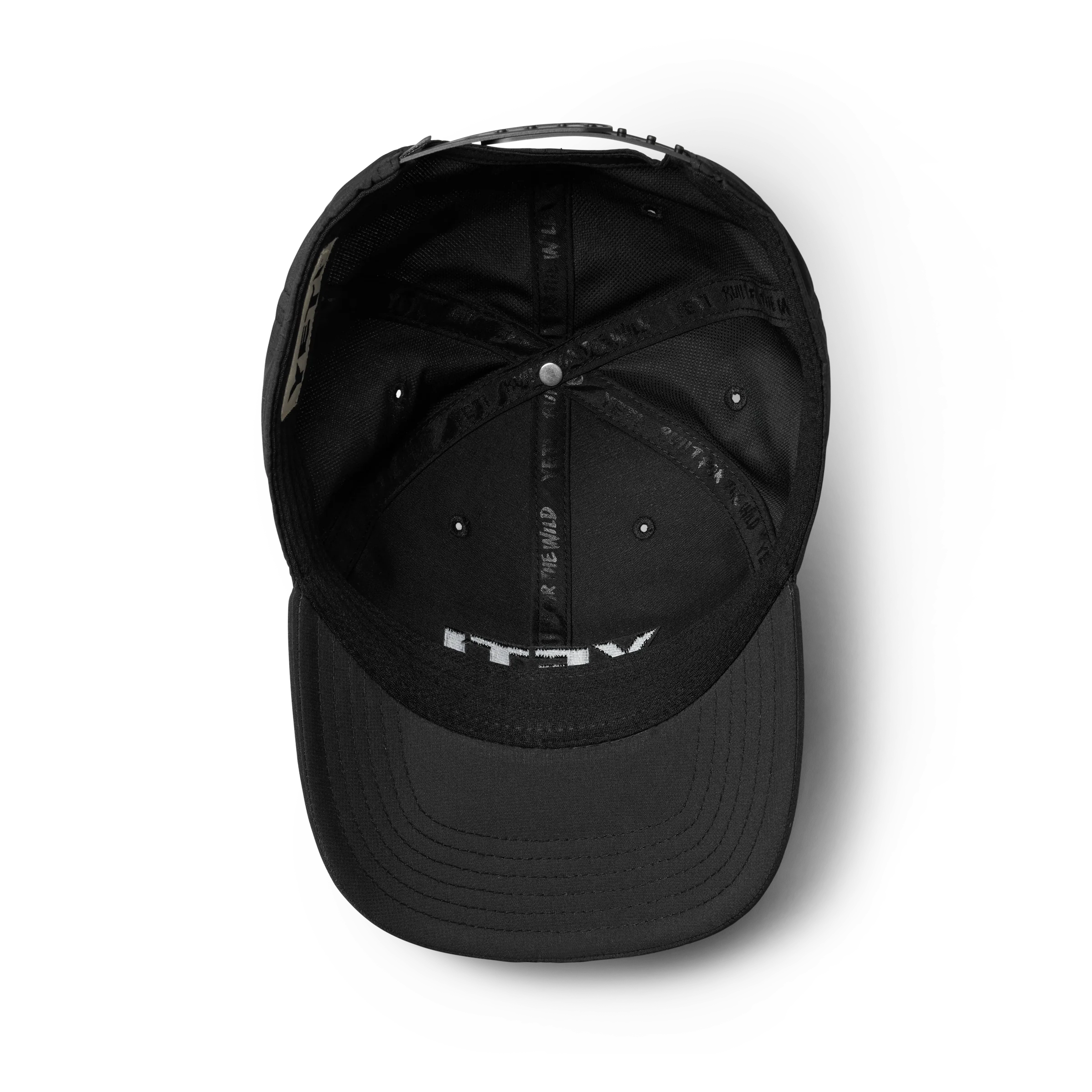 YETI? Logo Performance Baseball Cap Black - Image 4