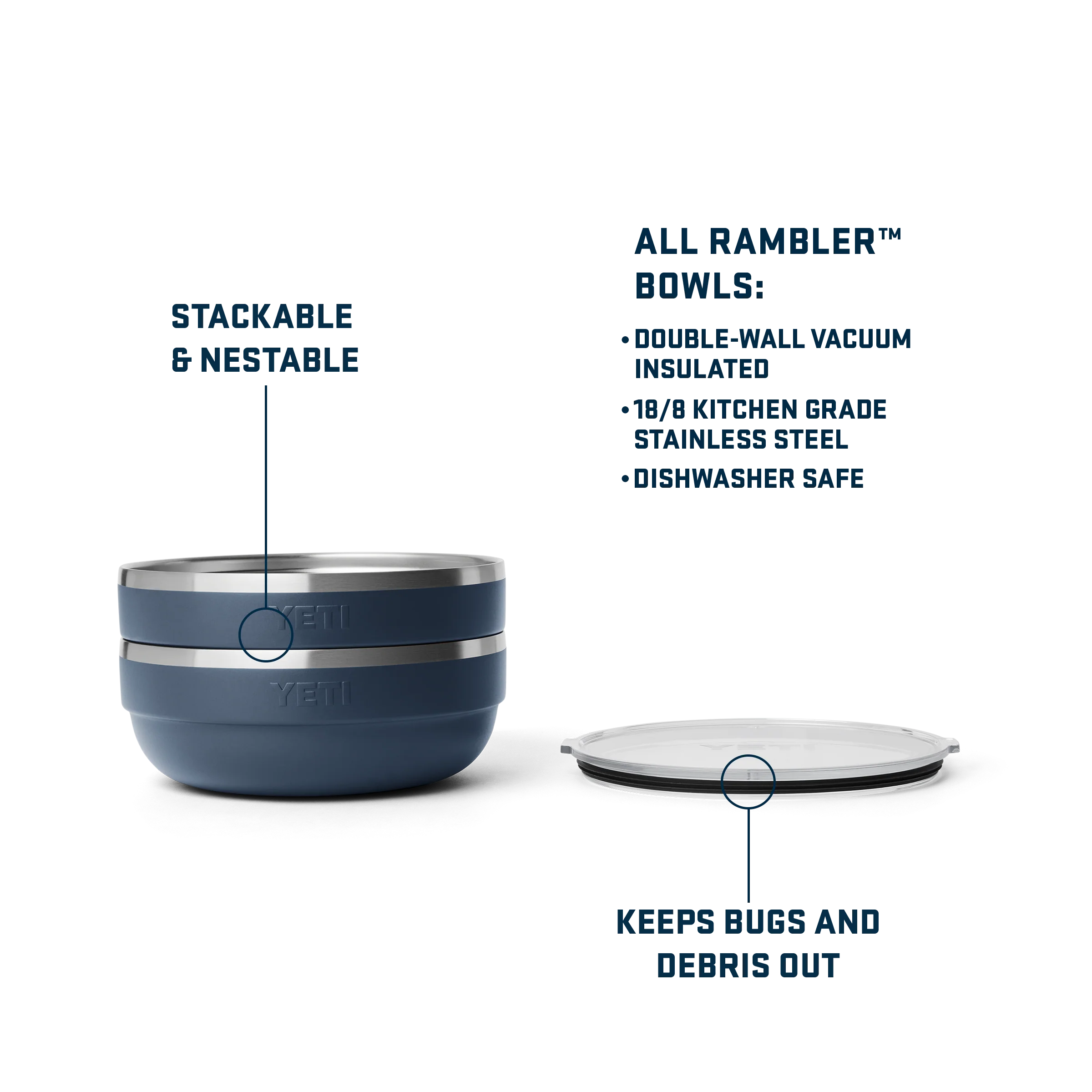 Rambler® Large Insulated Low Bowl - Image 7