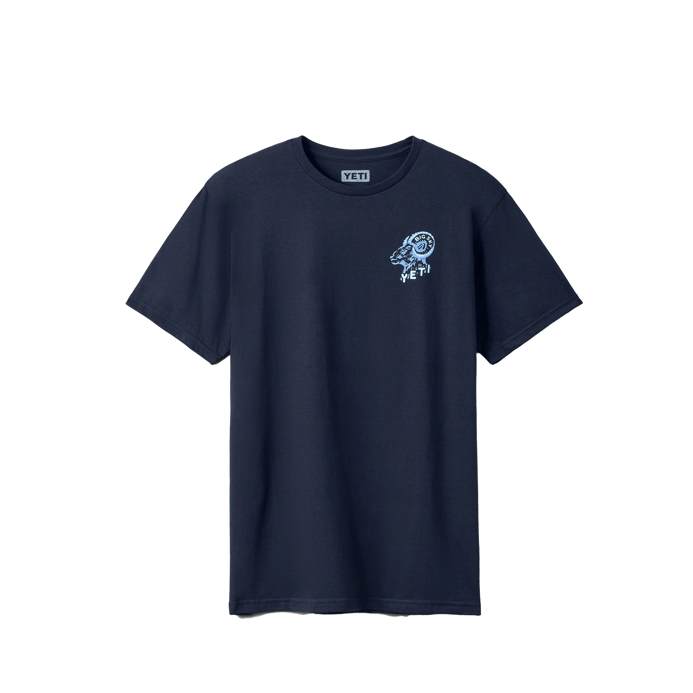 YETI? Big Sky Bighorn Short Sleeve T-Shirt Navy