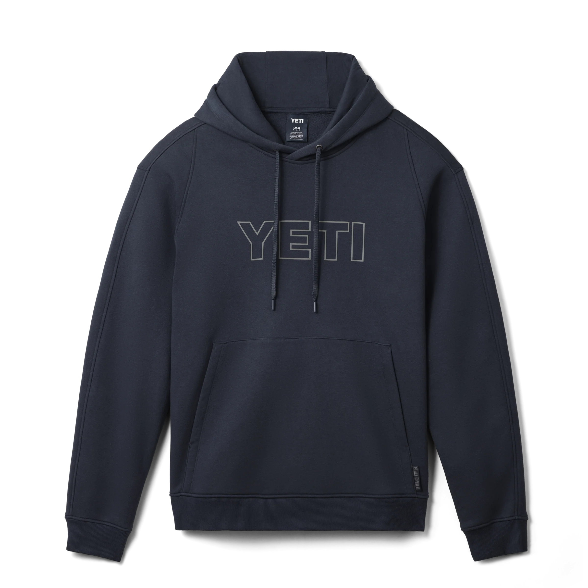YETI® Logo Built for the Wild Fleece Hoodie Navy
