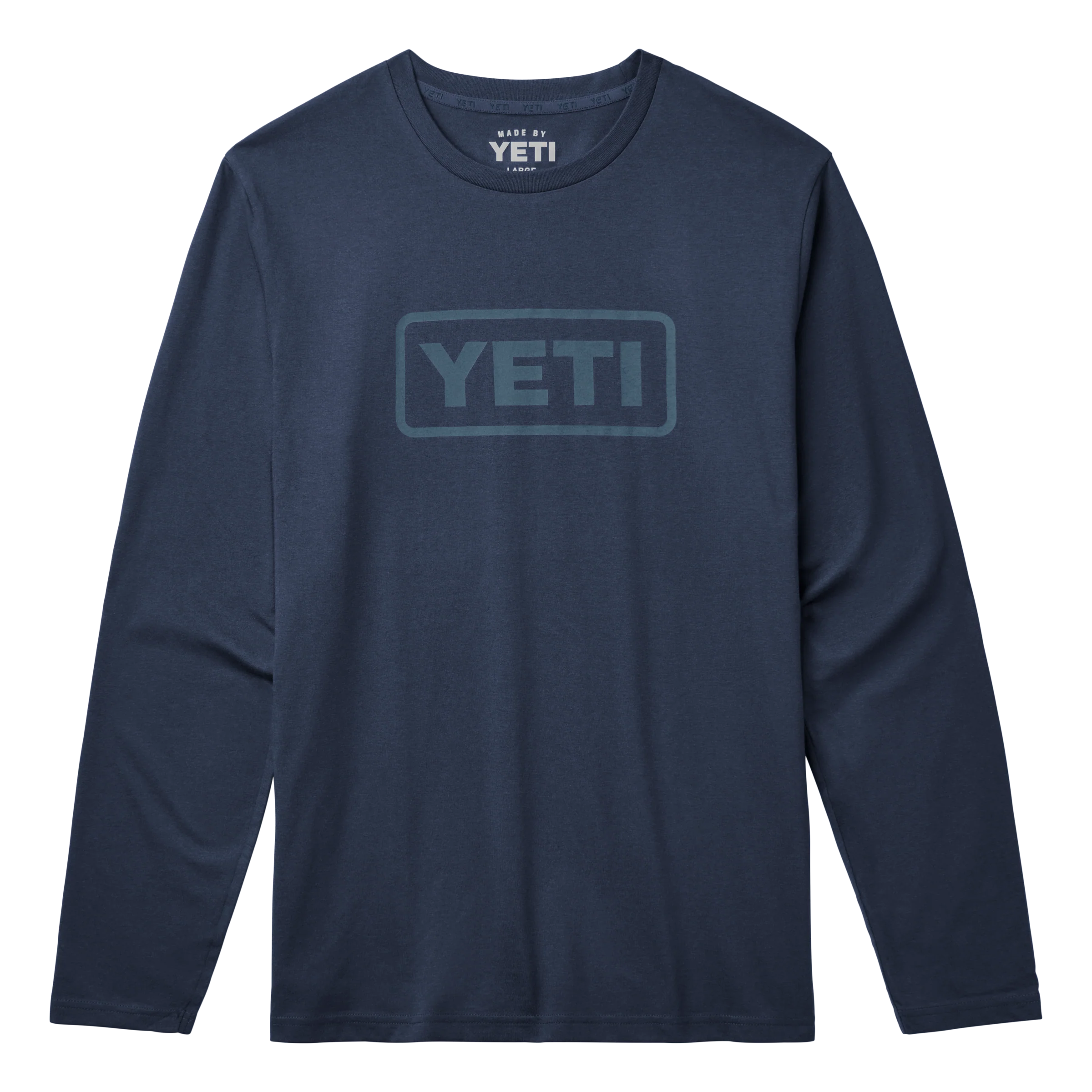 Logo Badge Long Sleeve Shirt Navy