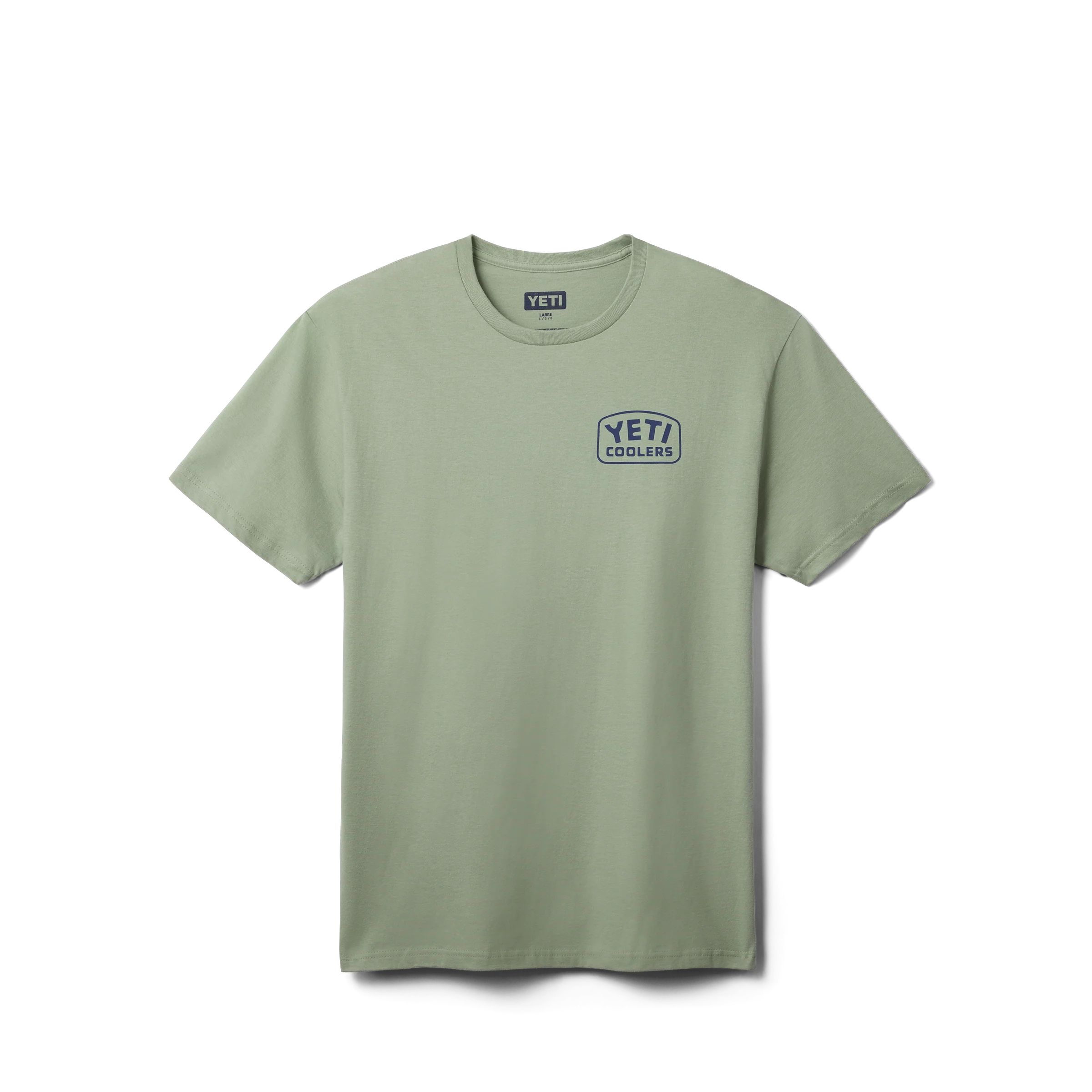 YETI Coolers? Reelin Feelin' Fishing Short Sleeve T-Shirt Olive