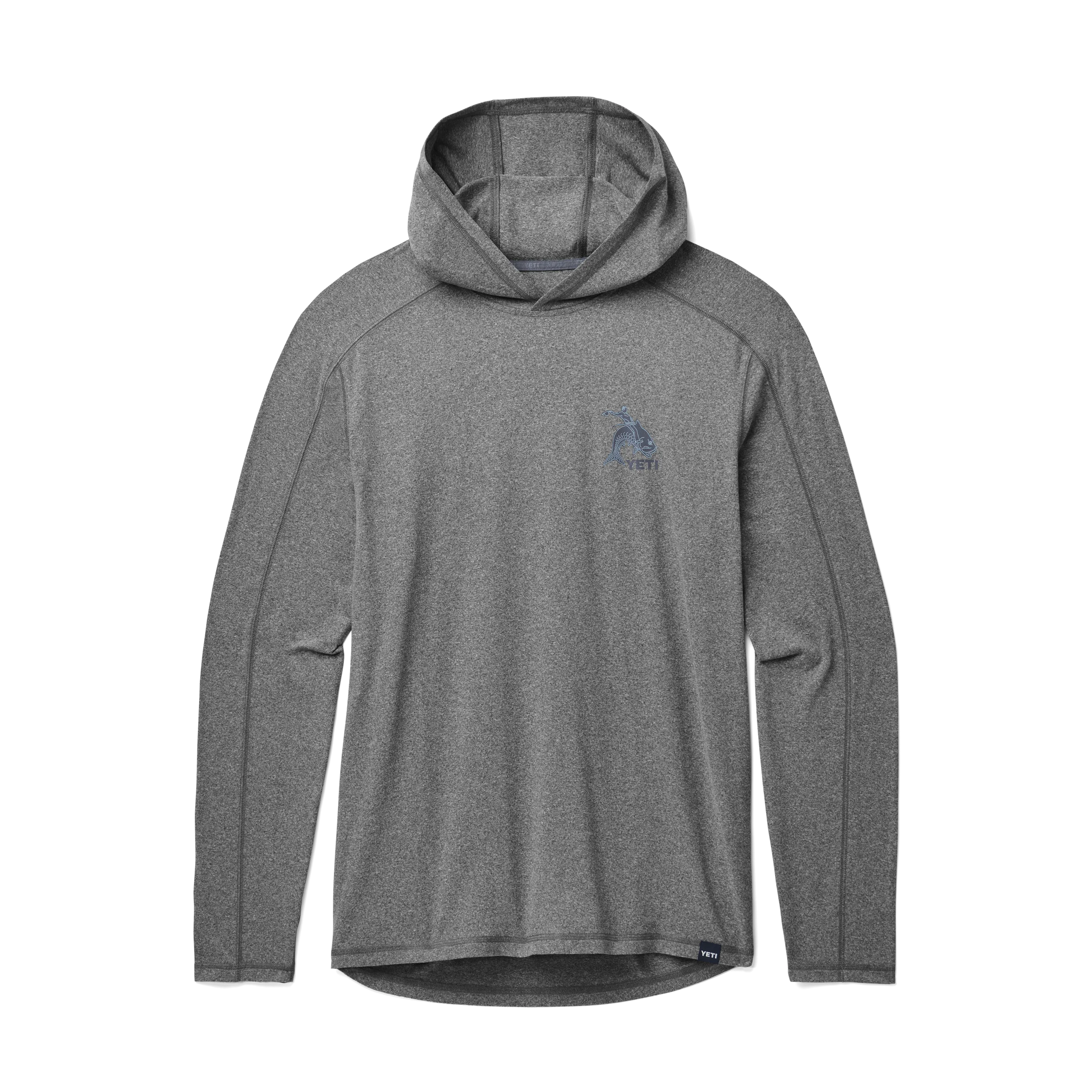 Tarpon Cowboy Long Sleeve Pullover Heather charcoal